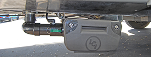 waste master sewer hose storage on 5th wheel