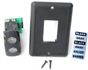 5787-Drain Master-Pro-Series Carlingtech-Valve-Switch-w-switchplate-and-labels