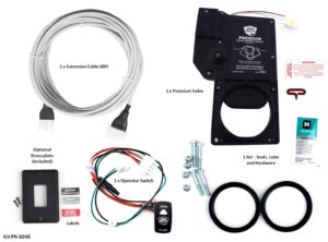 Drain Master Premium RV Waste Valve Kit with Switch and 20 foot cable